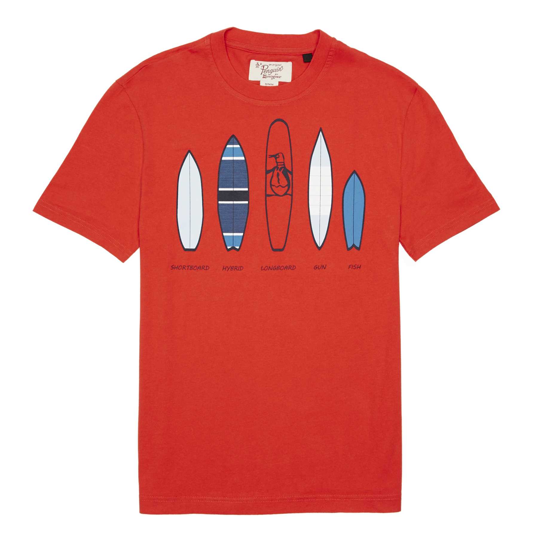 Original Penguin SURFBOARD LINE UP TEE