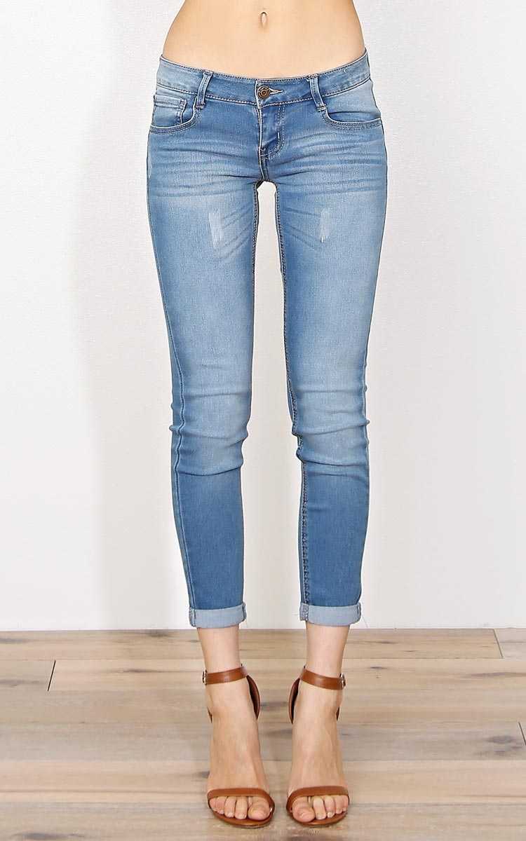 Paris Blues Drea Denim Skinny Jeans - Tinted Wash in Size 3 by Styles For Less