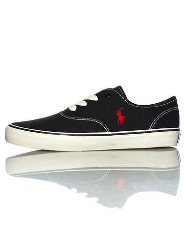 POLO FOOTWEAR BOYS Black Footwear / Sneakers 5.5