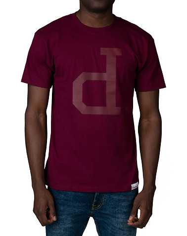 DIAMOND SUPPLY COMPANY MENS Burgundy Clothing / Tops S