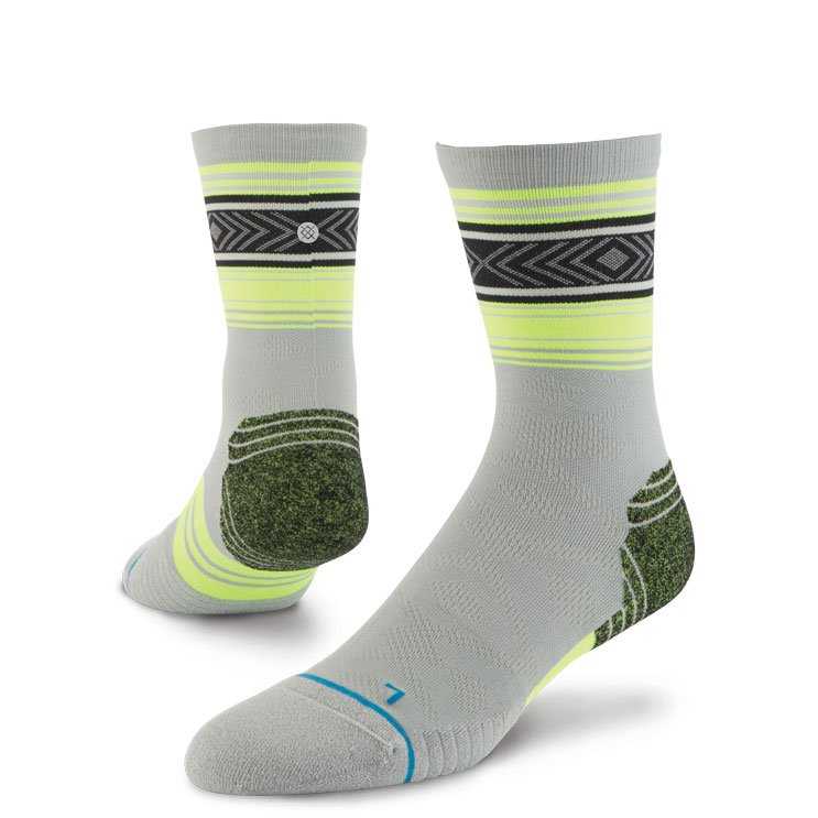 Stance Meter Crew GRY M FUSION RUN Socks