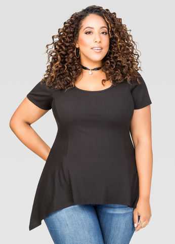 Ribbed Sharkbite Choker Top