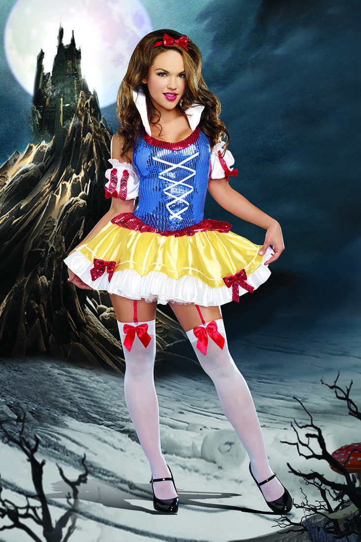 Feisty In The Forest Sexy Storybook 4 Piece Costume