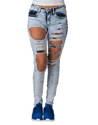 ESSENTIALS WOMENS Blue Clothing / Jeans