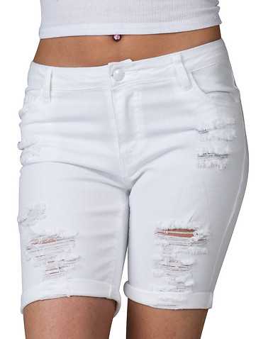 ESSENTIALS WOMENS White Clothing / Casual Shorts
