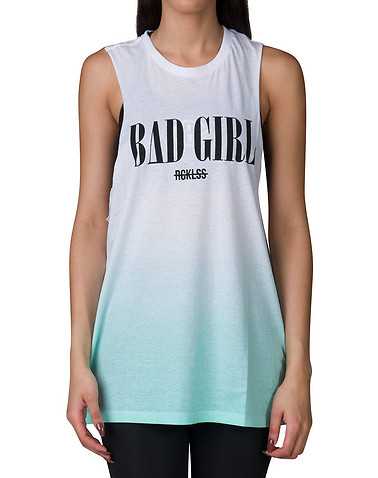 RECKLESS GIRLS WOMENS White Clothing / Tank Tops