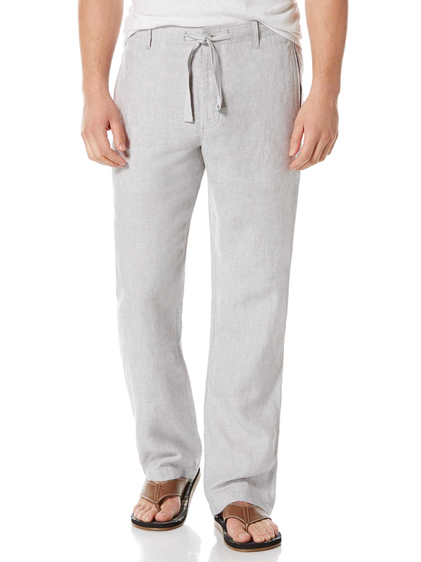 Perry Ellis Linen Drawstring Pant