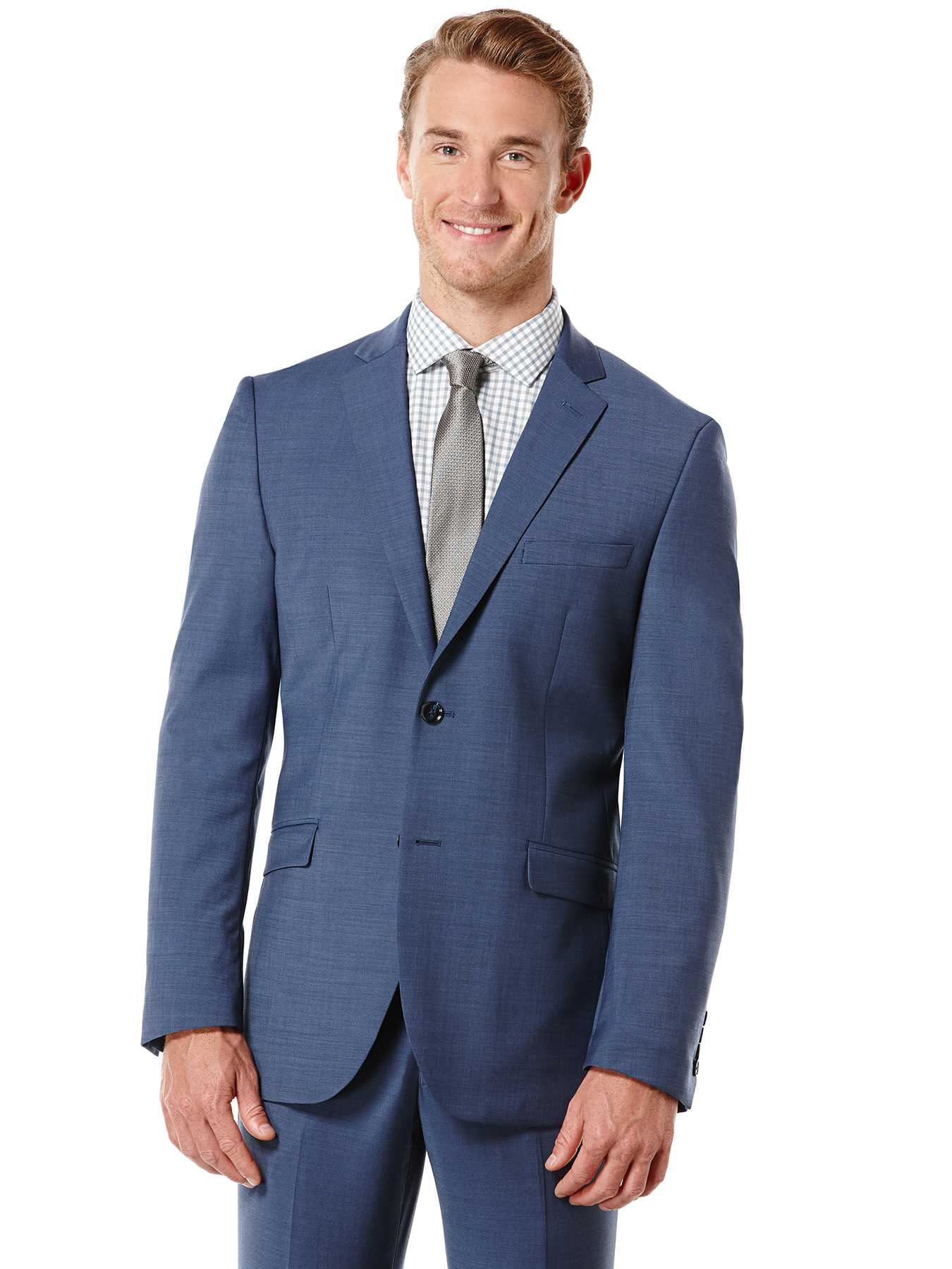 Perry Ellis Slim Fit Bright Blue Suit Jacket