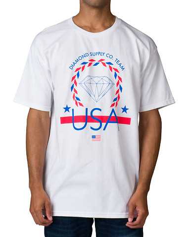 DIAMOND SUPPLY COMPANY MENS White Clothing / Tops