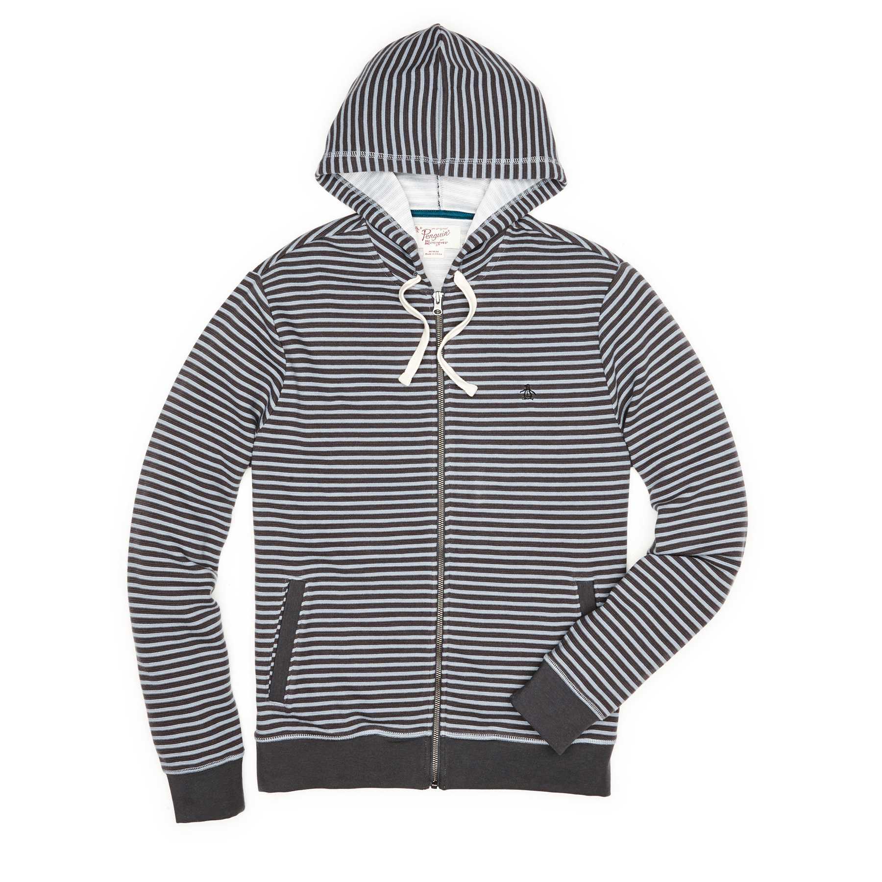Original Penguin FULL ZIP OTTOMAN HOODIE
