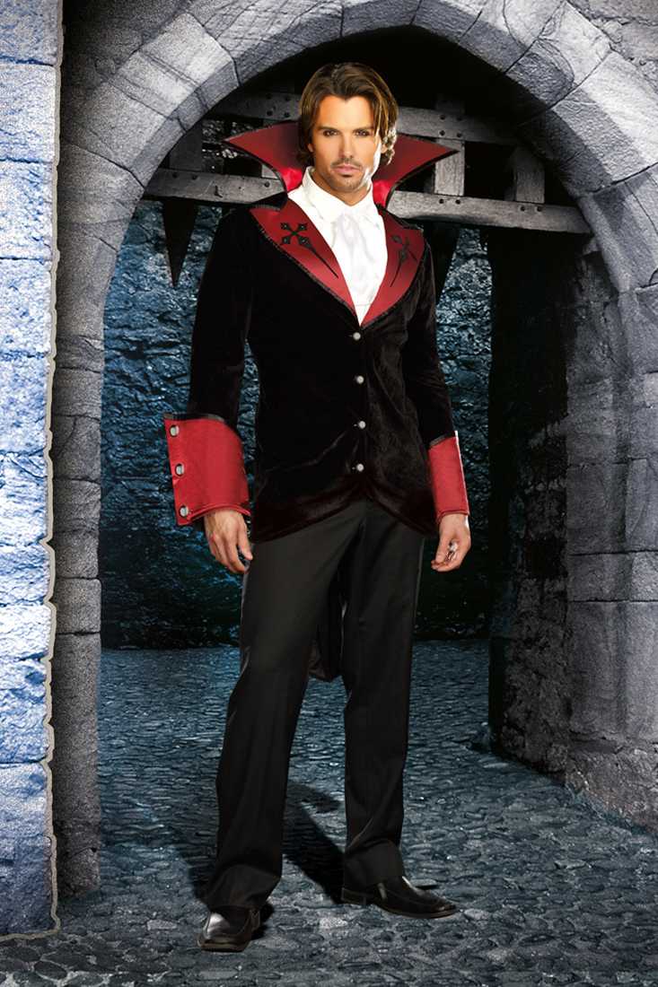 2 PC Just One Bite Mens Vampire Costume