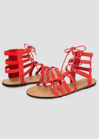 Flat Lace-Up Gladiator - Wide Width