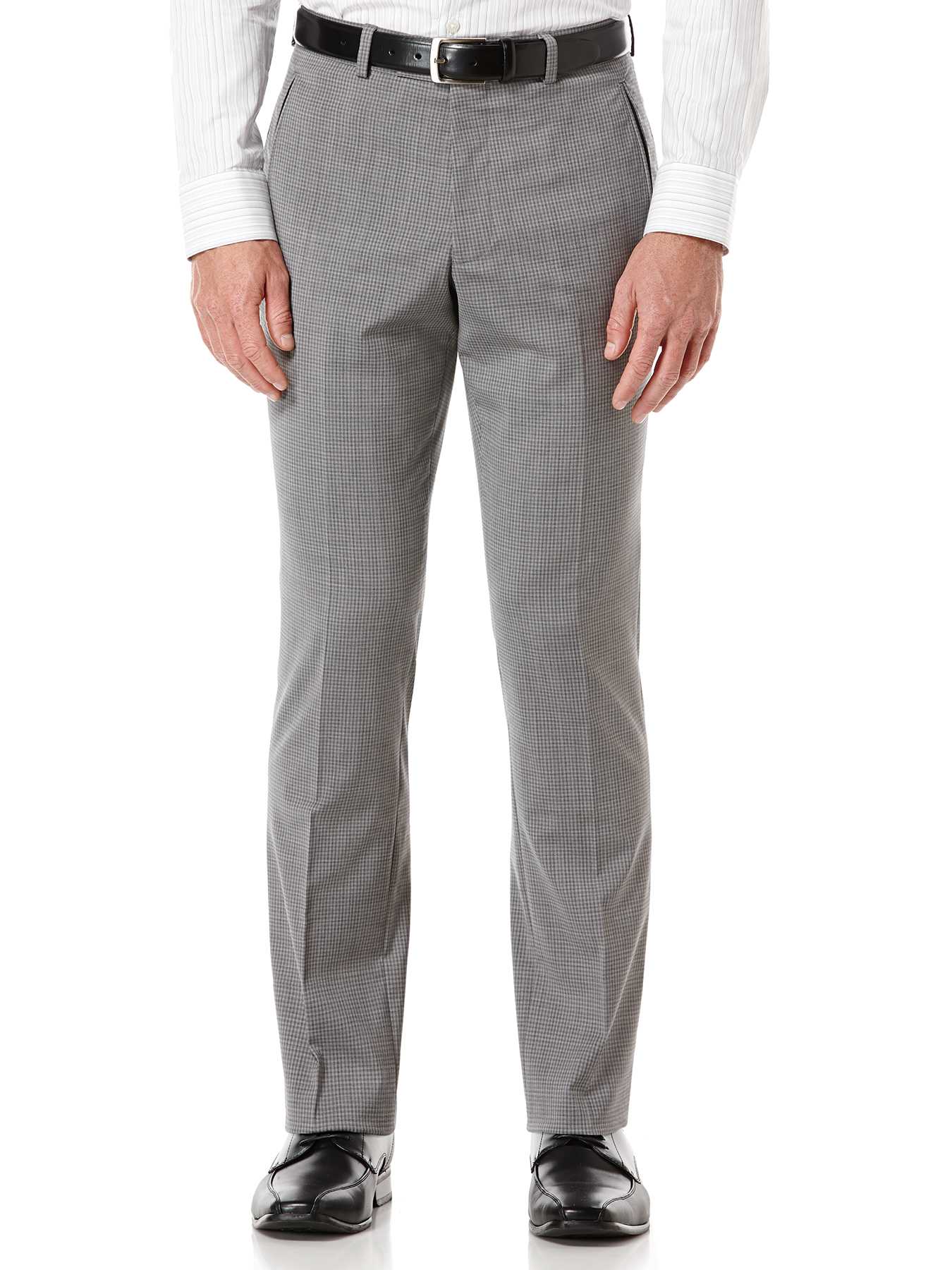 Perry Ellis Slim Fit Micro Check Suit Pant