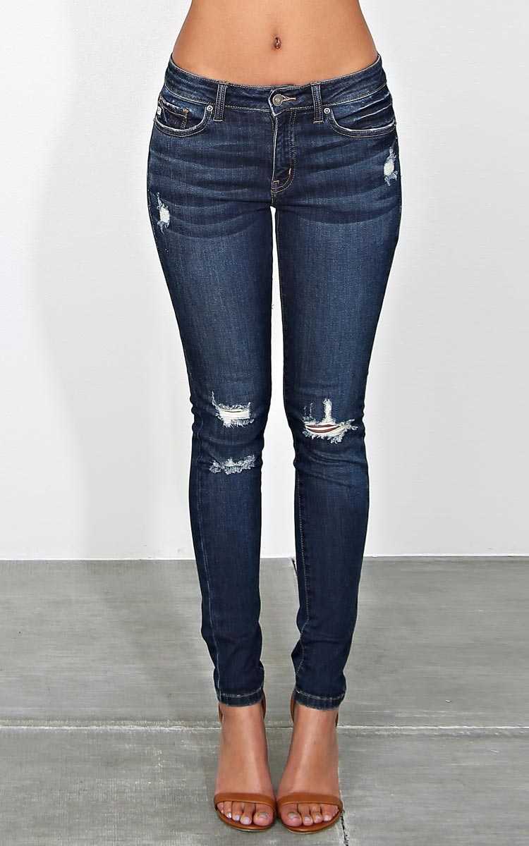 Dakota Denim Skinny Jeans - Dk Destroyed in Size by Styles For Less
