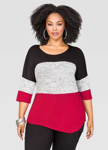 Dolman Colorblock Top