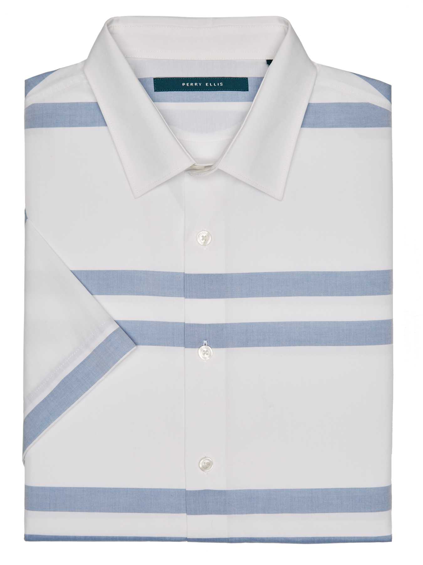 Perry Ellis Short Sleeve Bold Stripe Shirt