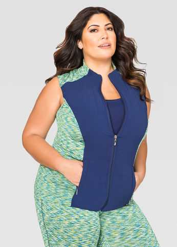 Quilted Space Dye Active Vest