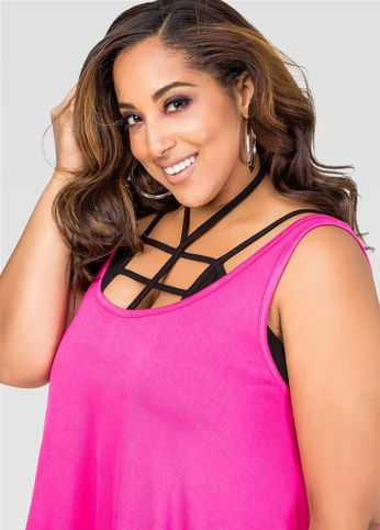2-In-1 Sharkbite Bralette Tank Top