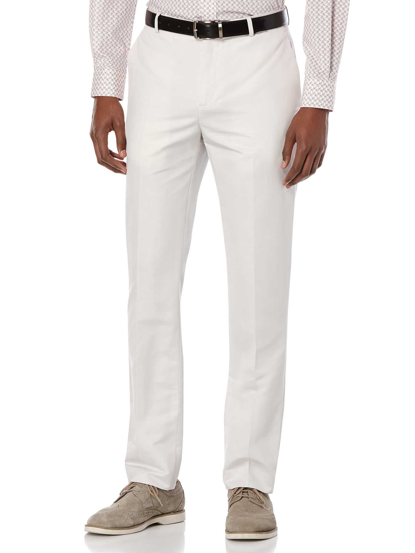 Perry Ellis Slim Fit Slub Linen Suit Pant