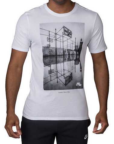 NIKE SPORTSWEAR MENS White Clothing / Tops L