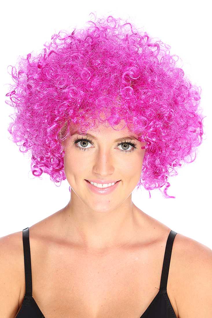Violet Curly Afro Wig