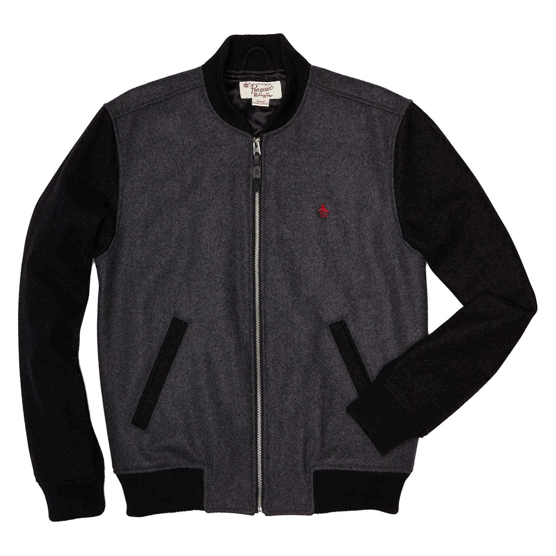 Original Penguin HEROIC WOOL BOMBER JACKET
