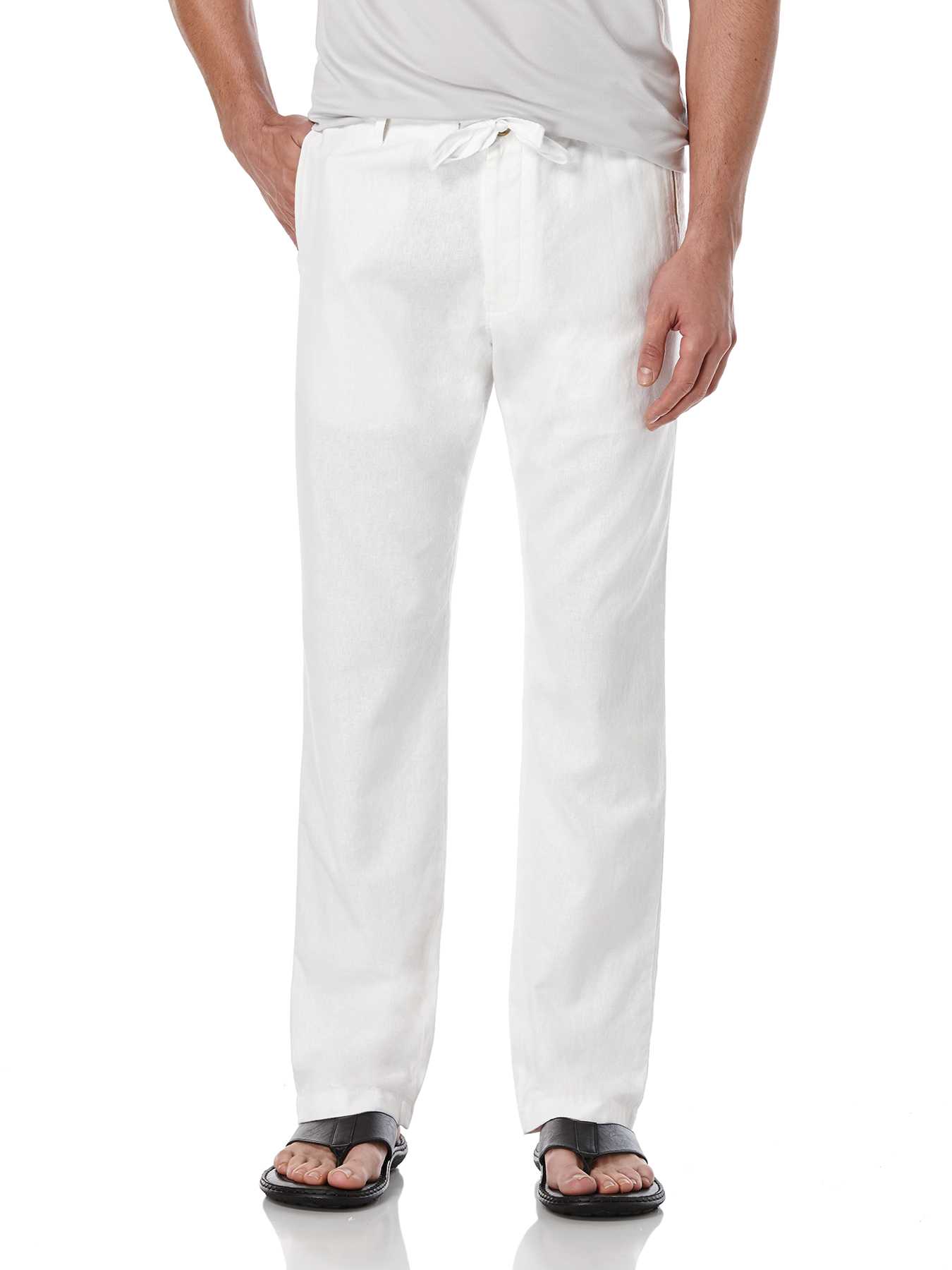 Perry Ellis Linen Drawstring Pant