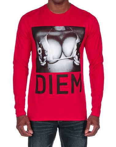DIEM MENS Red Clothing / Tops L