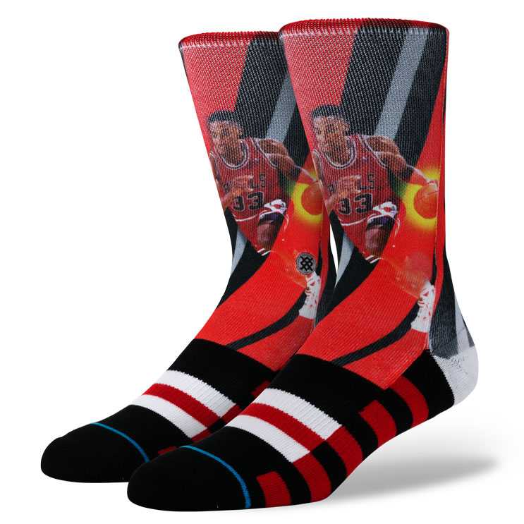 Stance Pippen - Trading Card BLR S/M NBA LEGENDS Socks