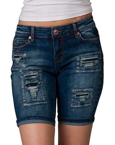 ESSENTIALS WOMENS Dark Blue Clothing / Denim Shorts 7