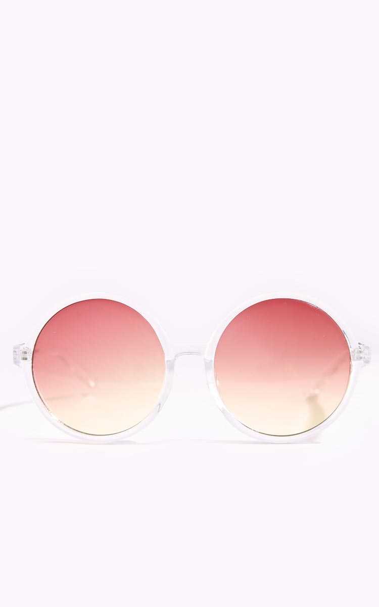 Daya Revo Oversized Sunglasses - N/S - Crystal/Clear by Styles For Less