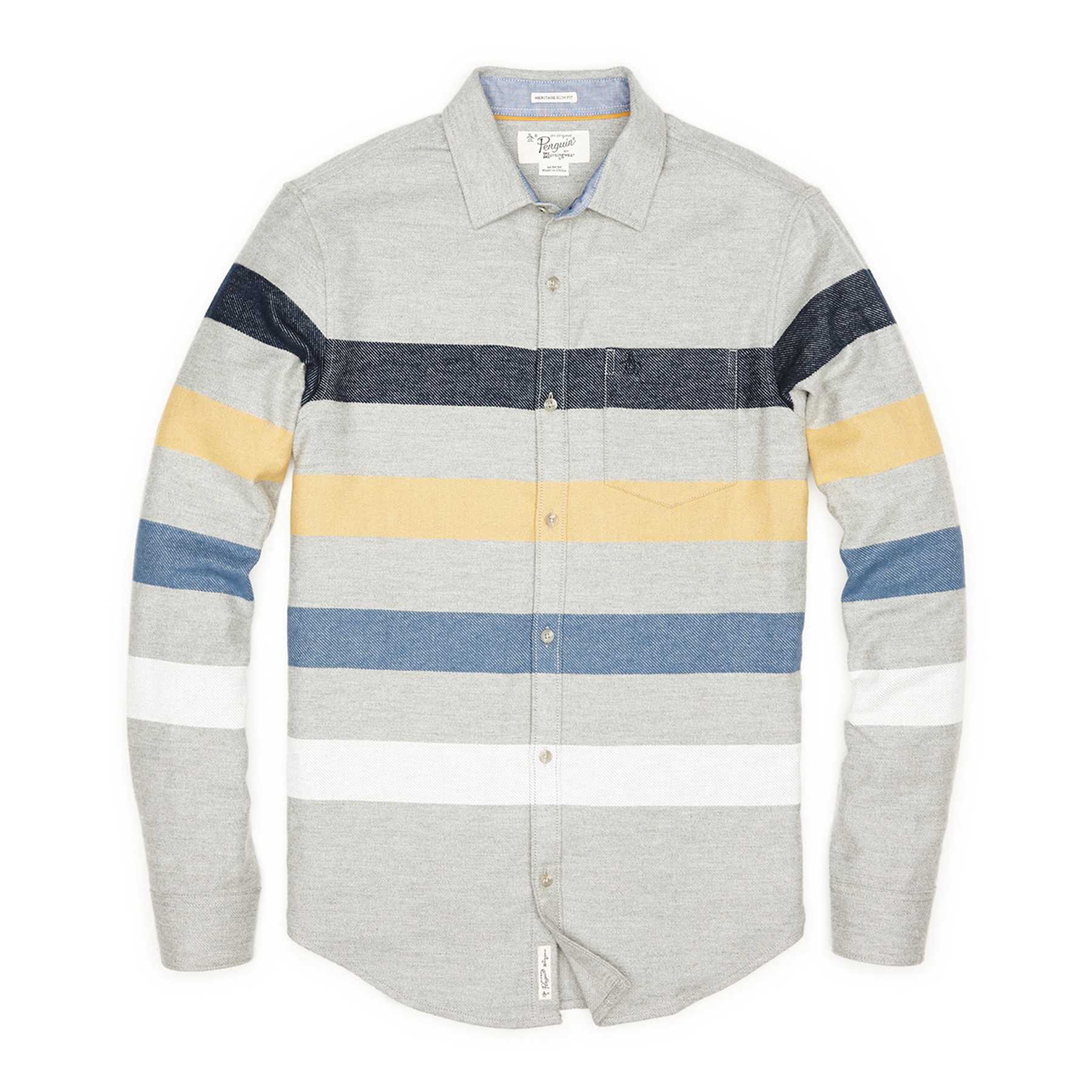 Original Penguin ENGINEERED STRIPE SHIRT