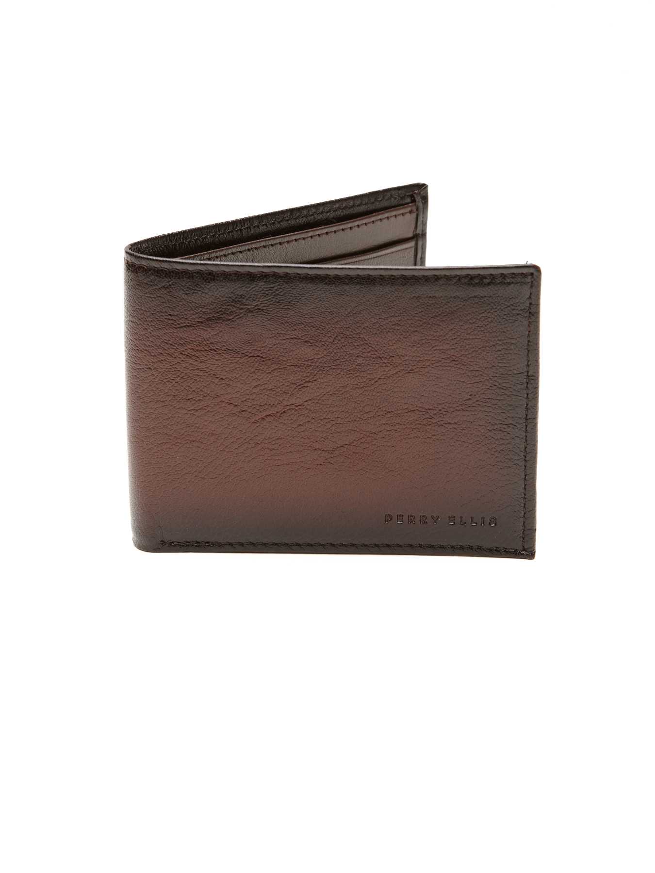 Perry Ellis Michigan Slim Brown Bifold