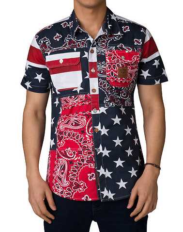 HERITAGE MENS Multi-Color Clothing / Button Downhirts