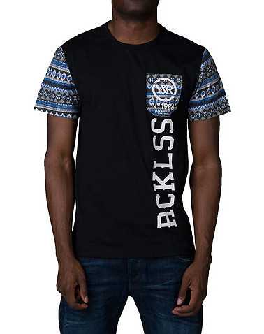 YOUNG AND RECKLESSENS Black Clothing / Tops