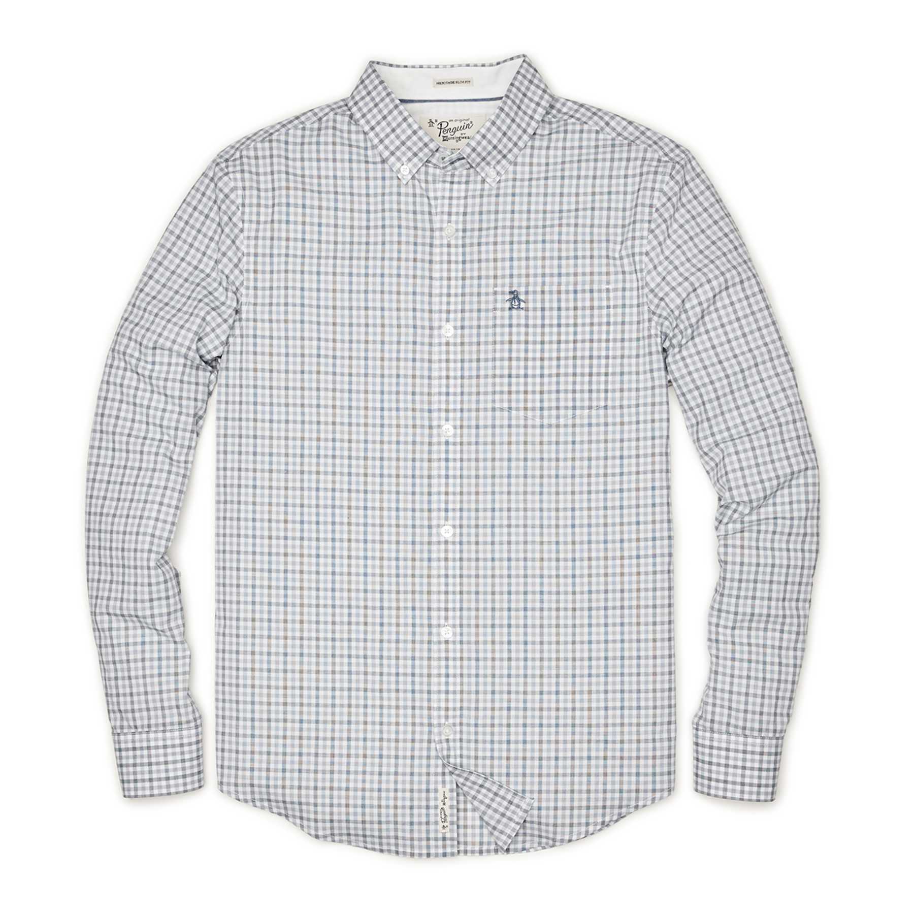 Original Penguin P55 END ON END GINGHAM SHIRT