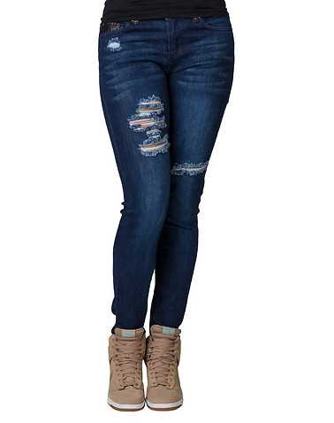 LA BELLE ROC WOMENS Dark Blue Clothing / Jeans 3/4