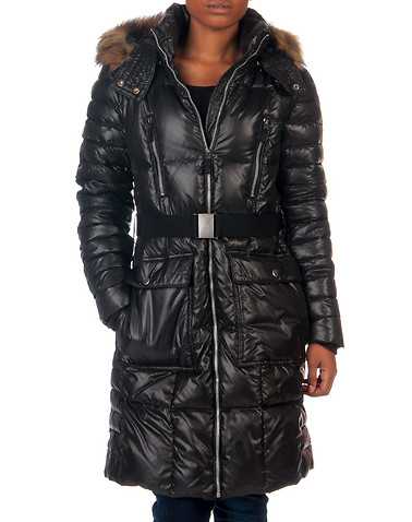ANDREW MARC WOMENS Black Clothing / Heavy Jackets S