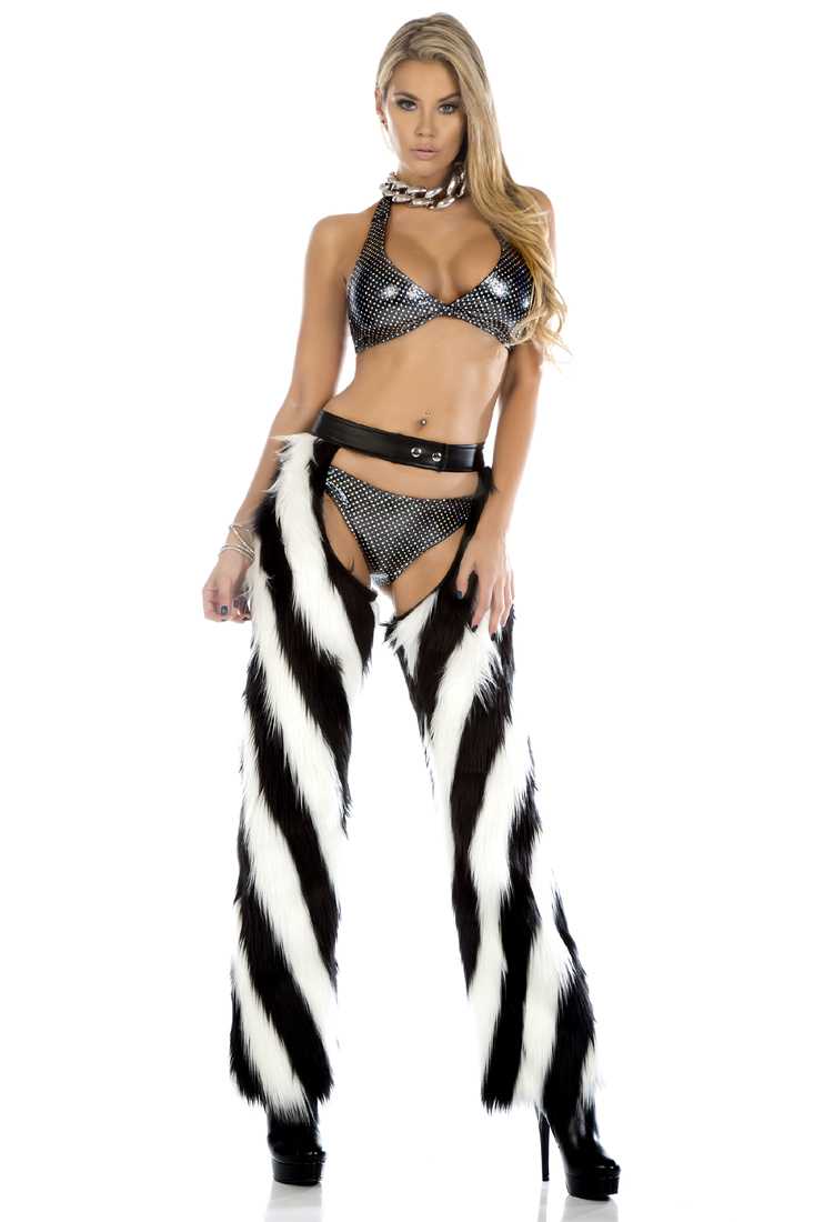 Noel Sexy Sequin Two Piece Costume