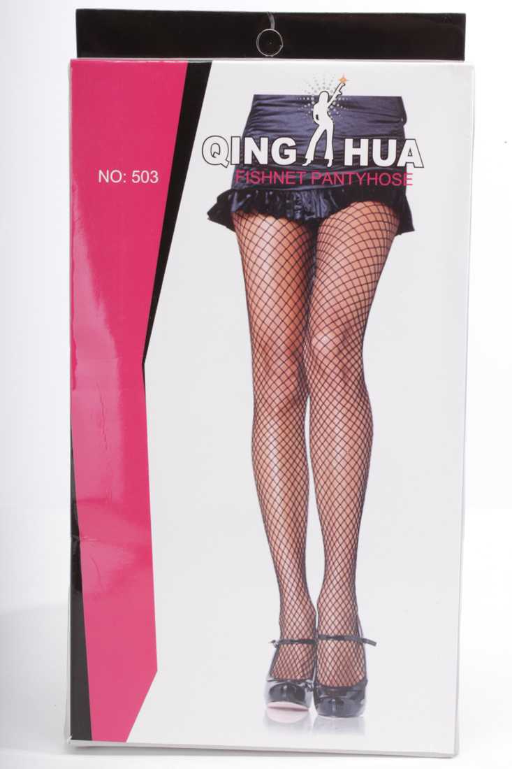 White Fishnet Pantyhose