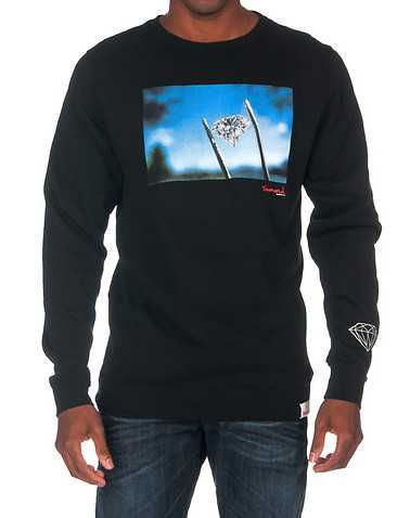 DIAMOND SUPPLY COMPANY MENS Black Clothing / Sweatshirts M