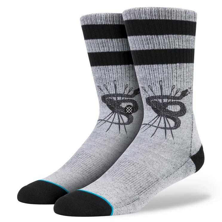 Stance Threads GRY L/XL CLASSIC CREW Socks