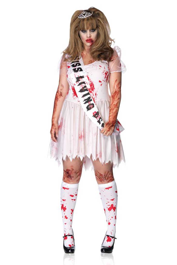 Pink Putrid Prom Queen 3 Pc. Plus Size Costume