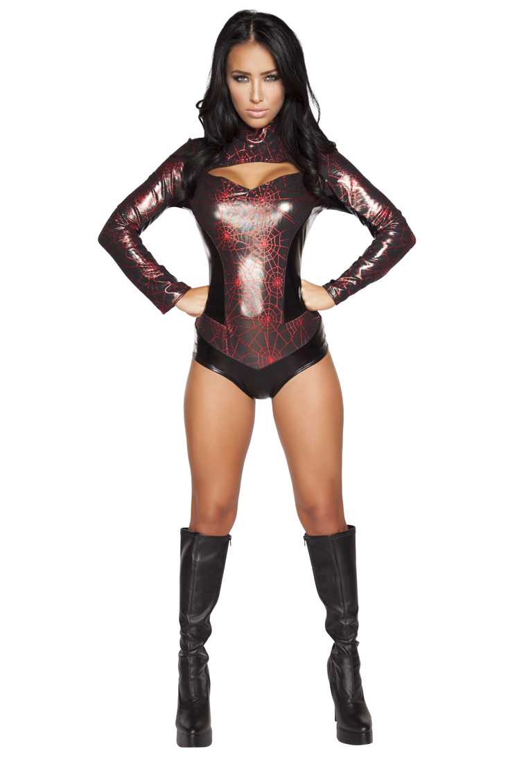 Webbed Warrior Sexy Superhero Costume