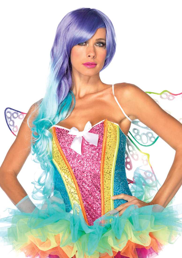 1 PC Multi Rainbow Corset