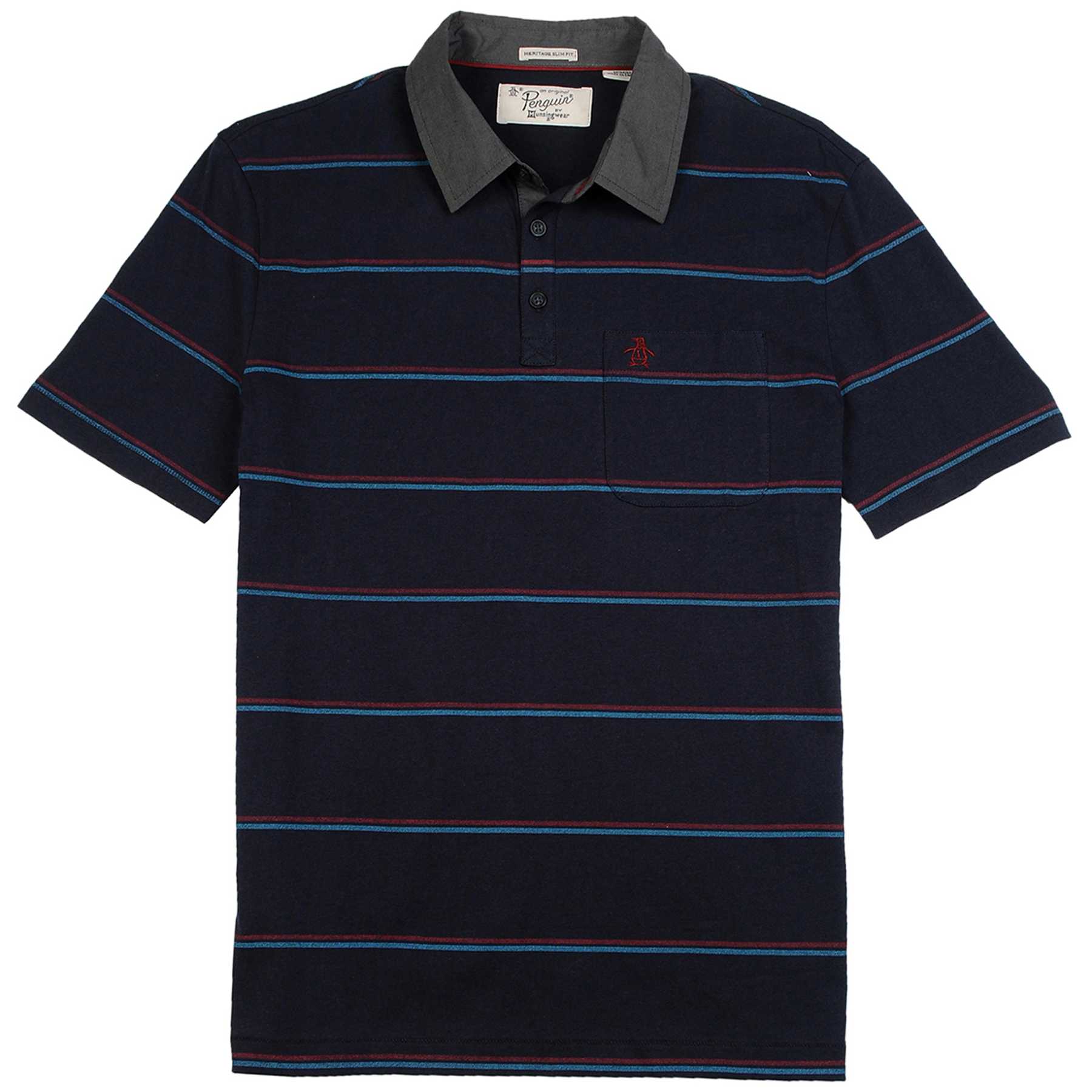 Original Penguin 3D STRIPE  POLO