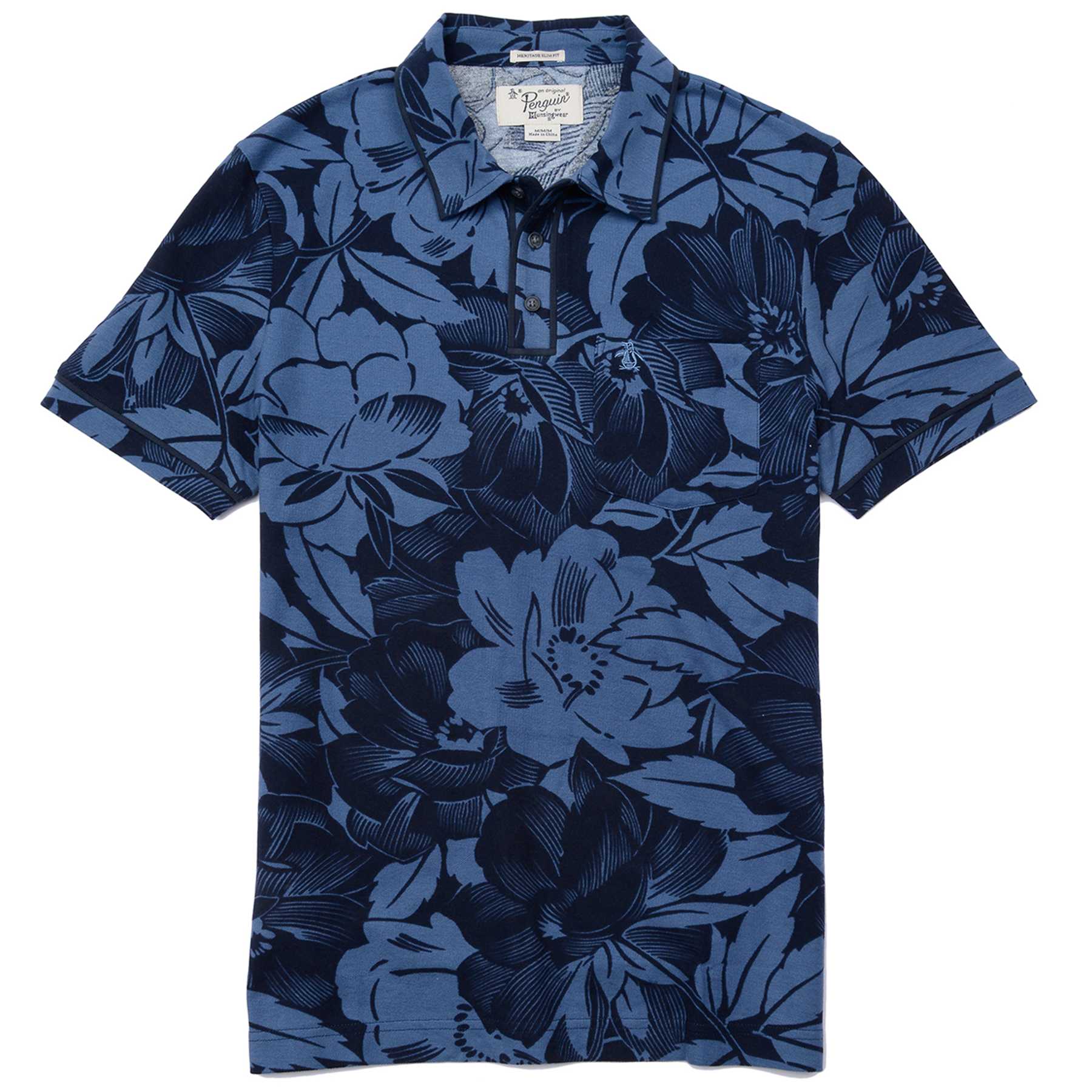 Original Penguin INDIGO LEAF EARL POLO