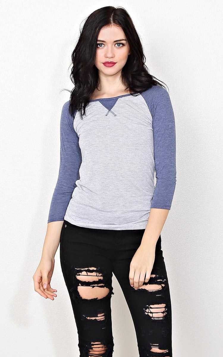 Take Me Out Knit Top - - Navy in Size by Styles For Less