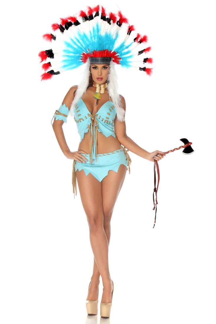 Baby Blue Tomahawk Hottie Costume
