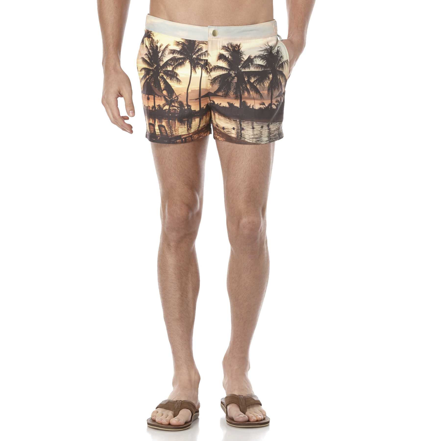 Original Penguin BEACHSIDE PHOTO BOX SWIM TRUNK